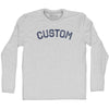 Custom City Adult Cotton Long Sleeve T-shirt by Tribe Lacrosse