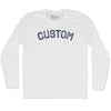 Custom City Adult Cotton Long Sleeve T-shirt by Tribe Lacrosse