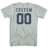 Custom Left Chest Number On Front And Name Over Number Back Game Top Tri-Blend T-shirt