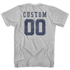 Custom Left Chest Number On Front And Name Over Number Back Game Top Womens Cotton Junior Cut T-Shirt