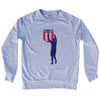 Dos A Cero 2-0 Silhouette USA Soccer Win Over Mexico Adult Tri-Blend Sweatshirt by Tribe Lacrosse