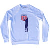 Dos A Cero 2-0 Silhouette USA Soccer Win Over Mexico Adult Tri-Blend Sweatshirt by Tribe Lacrosse