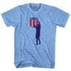 Dos A Cero 2-0 Silhouette USA Soccer Win Over Mexico Adult Tri-Blend T-shirt by Tribe Lacrosse