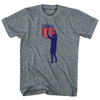 Dos A Cero 2-0 Silhouette USA Soccer Win Over Mexico Adult Tri-Blend T-shirt by Tribe Lacrosse