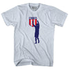 Dos A Cero 2-0 Silhouette USA Soccer Win Over Mexico Adult Tri-Blend T-shirt by Tribe Lacrosse
