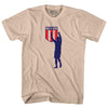 Dos A Cero 2-0 Silhouette USA Soccer Win Over Mexico Adult Cotton T-shirt by Tribe Lacrosse