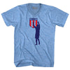 Dos A Cero 2-0 Silhouette USA Soccer Win Over Mexico Adult Tri-Blend V-neck T-shirt by Tribe Lacrosse