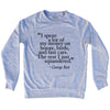 George Best Quote Soccer Adult Tri-Blend Sweatshirt by Tribe Lacrosse
