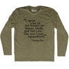 George Best Quote Soccer Adult Tri-Blend Long Sleeve T-shirt by Tribe Lacrosse