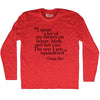 George Best Quote Soccer Adult Tri-Blend Long Sleeve T-shirt by Tribe Lacrosse