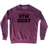Gym Shirt Adult Tri-Blend Sweatshirt by Tribe Lacrosse
