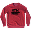 Gym Shirt Adult Tri-Blend Sweatshirt by Tribe Lacrosse