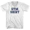 Gym Shirt Adult Cotton V-neck T-shirt by Tribe Lacrosse