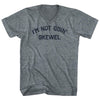 I'm Not Goin' Skewel Adult Tri-Blend V-neck T-shirt by Tribe Lacrosse