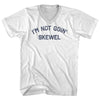 I'm Not Goin' Skewel Adult Cotton V-neck T-shirt by Tribe Lacrosse