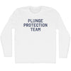 Plunge Protection Team Adult Cotton Long Sleeve T-shirt by Tribe Lacrosse