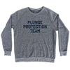 Plunge Protection Team Adult Tri-Blend Sweatshirt by Tribe Lacrosse