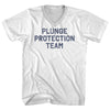 Plunge Protection Team Adult Cotton V-neck T-shirt by Tribe Lacrosse