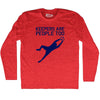 Soccer Goal Keepers Are People Too Adult Tri-Blend Long Sleeve T-shirt by Tribe Lacrosse