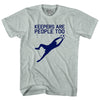 Soccer Goal Keepers Are People Too Adult Tri-Blend T-shirt by Tribe Lacrosse