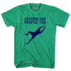 Soccer Goal Keepers Are People Too Adult Tri-Blend T-shirt by Tribe Lacrosse