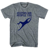 Soccer Goal Keepers Are People Too Adult Tri-Blend T-shirt by Tribe Lacrosse