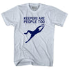Soccer Goal Keepers Are People Too Adult Tri-Blend T-shirt by Tribe Lacrosse