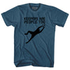 Soccer Goal Keepers Are People Too Adult Cotton T-shirt by Tribe Lacrosse