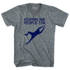 Soccer Goal Keepers Are People Too Tri-Blend V-neck Womens Junior Cut T-shirt by Tribe Lacrosse