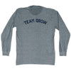Team Grow Adult Tri-Blend Long Sleeve T-shirt by Tribe Lacrosse