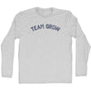 Team Grow Adult Cotton Long Sleeve T-shirt by Tribe Lacrosse