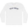 Team Grow Adult Cotton Long Sleeve T-shirt by Tribe Lacrosse