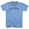 Team Grow Adult Tri-Blend V-neck T-shirt by Tribe Lacrosse