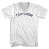 Team Grow Adult Cotton V-neck T-shirt by Tribe Lacrosse