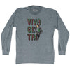 Viva El Tri Mexico Soccer Miguel Herrera Adult Tri-Blend Long Sleeve T-shirt by Tribe Lacrosse