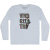 Viva El Tri Mexico Soccer Miguel Herrera Adult Tri-Blend Long Sleeve T-shirt by Tribe Lacrosse