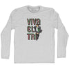 Viva El Tri Mexico Soccer Miguel Herrera Adult Cotton Long Sleeve T-shirt by Tribe Lacrosse