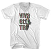 Viva El Tri Mexico Soccer Miguel Herrera Adult Tri-Blend V-neck T-shirt by Tribe Lacrosse