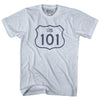 101 Road Sign Adult Tri-Blend T-shirt by Tribe Lacrosse