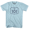 101 Road Sign Adult Cotton T-shirt by Tribe Lacrosse