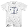 101 Road Sign Womens Cotton Junior Cut T-Shirt by Tribe Lacrosse