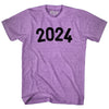 2024 Year Celebration Adult Tri-Blend T-shirt by Tribe Lacrosse