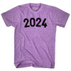 2024 Year Celebration Adult Tri-Blend T-shirt by Tribe Lacrosse