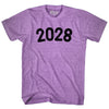 2028 Year Celebration Adult Tri-Blend T-shirt by Tribe Lacrosse