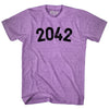 2042 Year Celebration Adult Tri-Blend T-shirt by Tribe Lacrosse