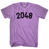 2048 Year Celebration Adult Tri-Blend T-shirt by Tribe Lacrosse