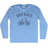 365 Days Bike Adult Tri-Blend Long Sleeve T-shirt by Tribe Lacrosse