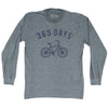 365 Days Bike Adult Tri-Blend Long Sleeve T-shirt by Tribe Lacrosse