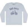 365 Days Bike Adult Tri-Blend Long Sleeve T-shirt by Tribe Lacrosse