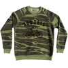 365 Days Bike Adult Tri-Blend Sweatshirt by Tribe Lacrosse